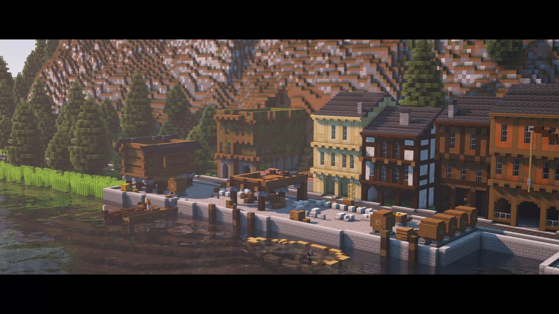 【mc 建筑 转】700 小时游戏时间打造"frias"建筑项目 | 我的世界延迟