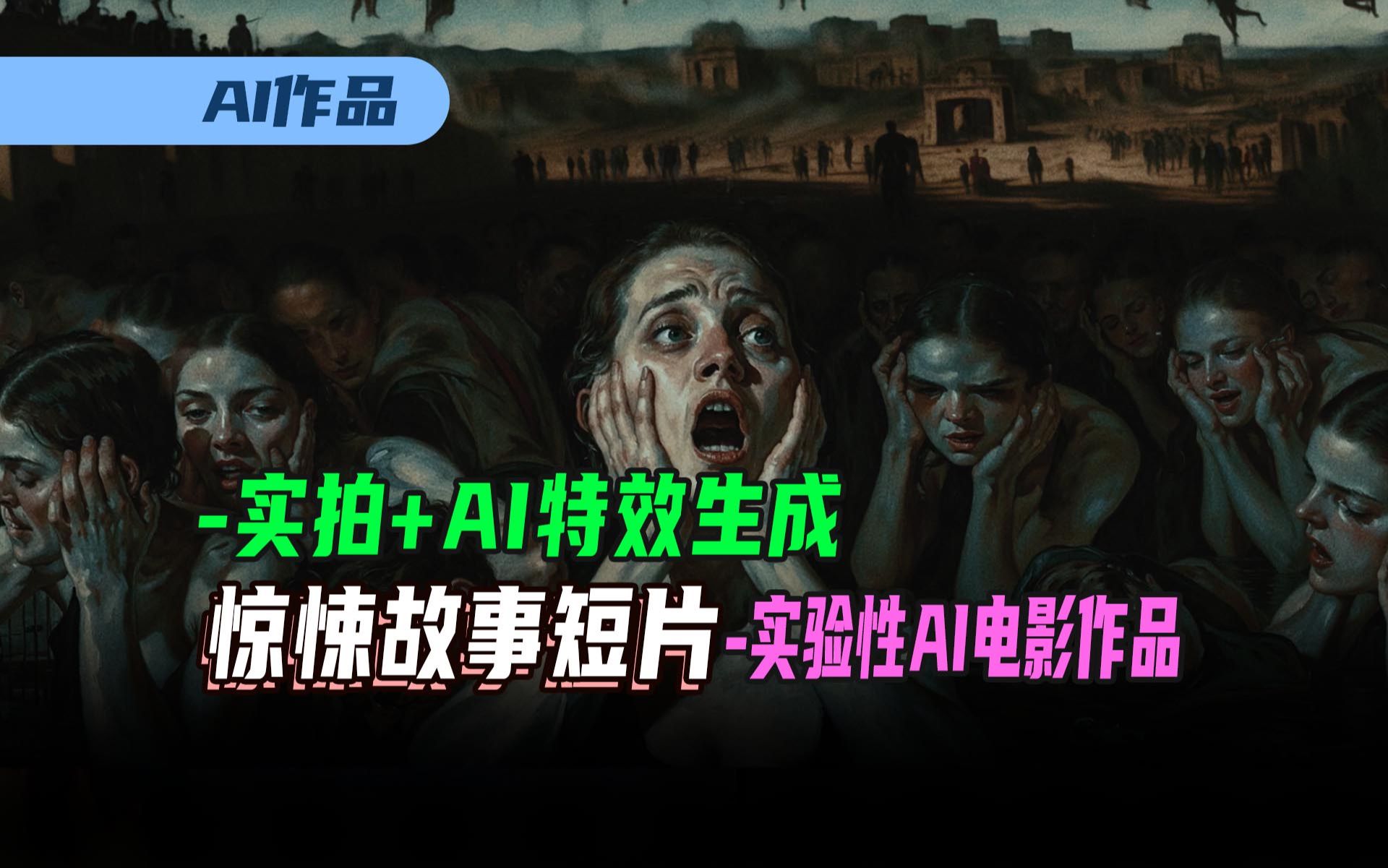 实拍 ai特效制作惊悚故事短片《another》