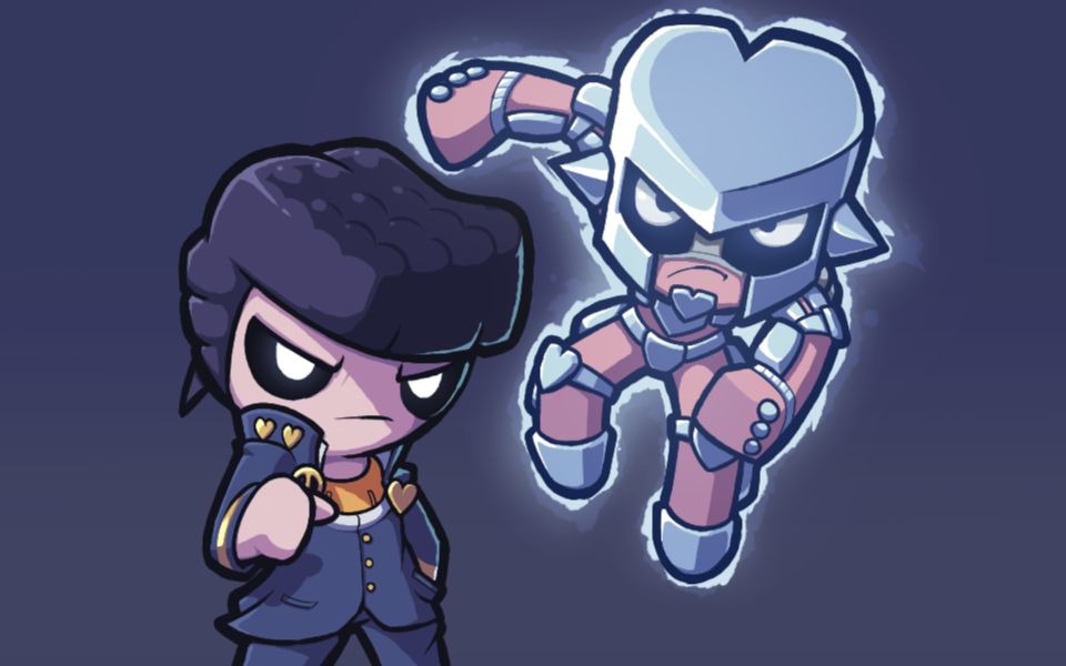 不到一血不会玩丨以撒的结合mod人物东方仗助