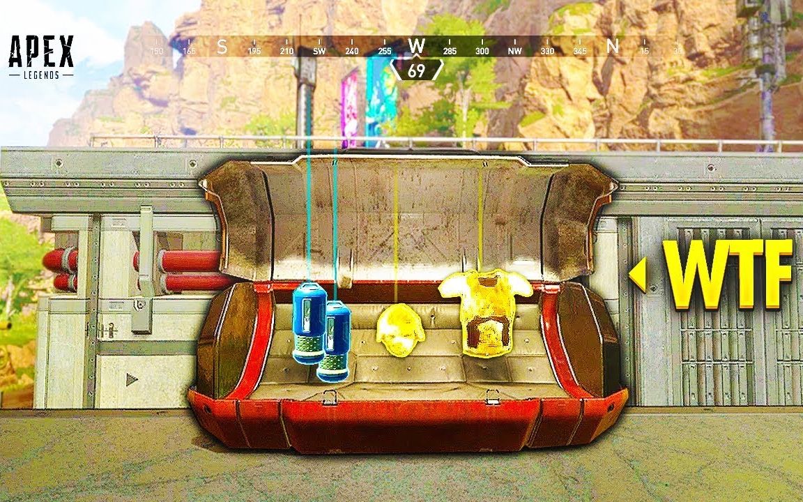 apex英雄wtf时刻#35 极小概率,一个补给打开金甲金头_哔哩哔哩 (゜-゜