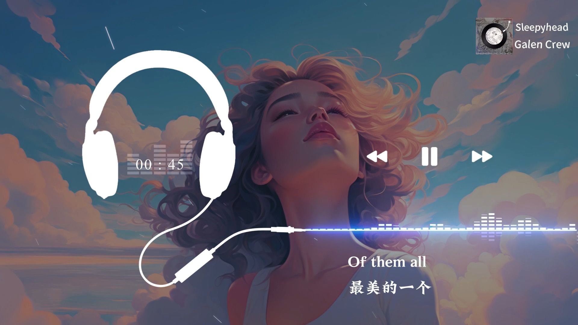 "昔年有佳人 王裔女千金 谚词常称颂 窈窕旷古今"《sleepyhead》