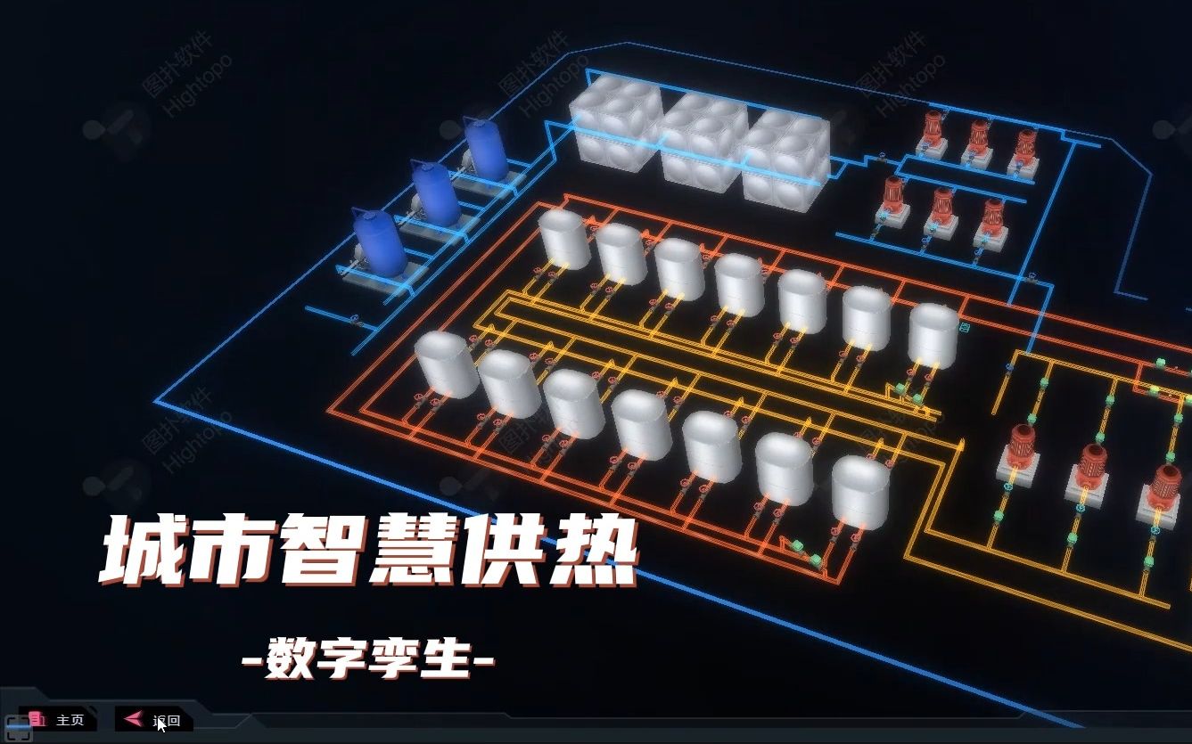 城市智慧供热数字孪生监控哔哩哔哩bilibili