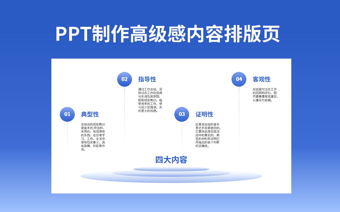 PPT制作教程  制作高级感内容排版页哔哩哔哩bilibili