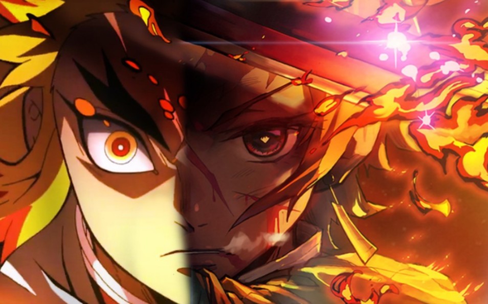 "炼狱先生的意志由我来继承!"—【灶门炭治郎】