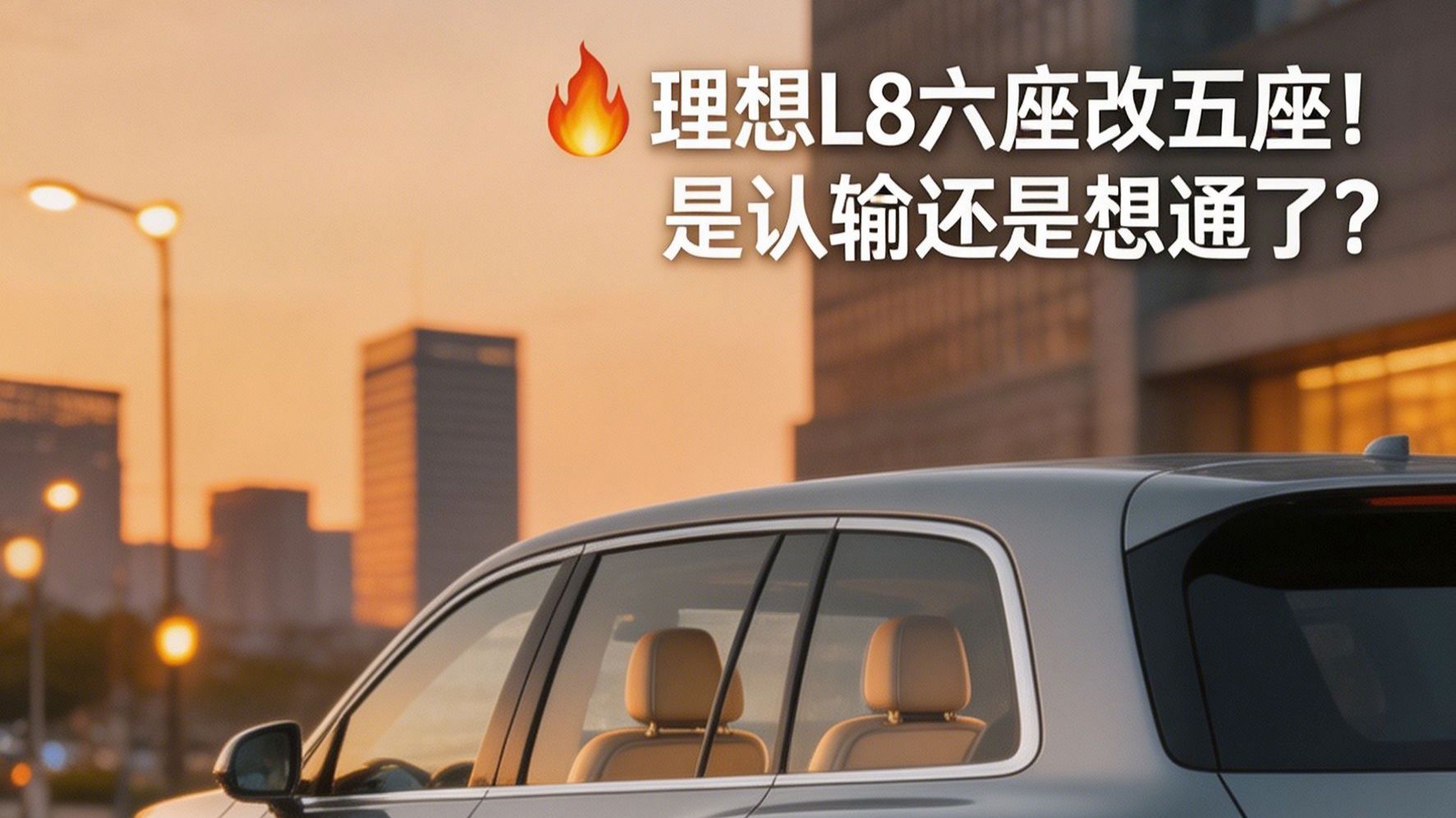 理想L8六座改五座：是认输还是想通了？
