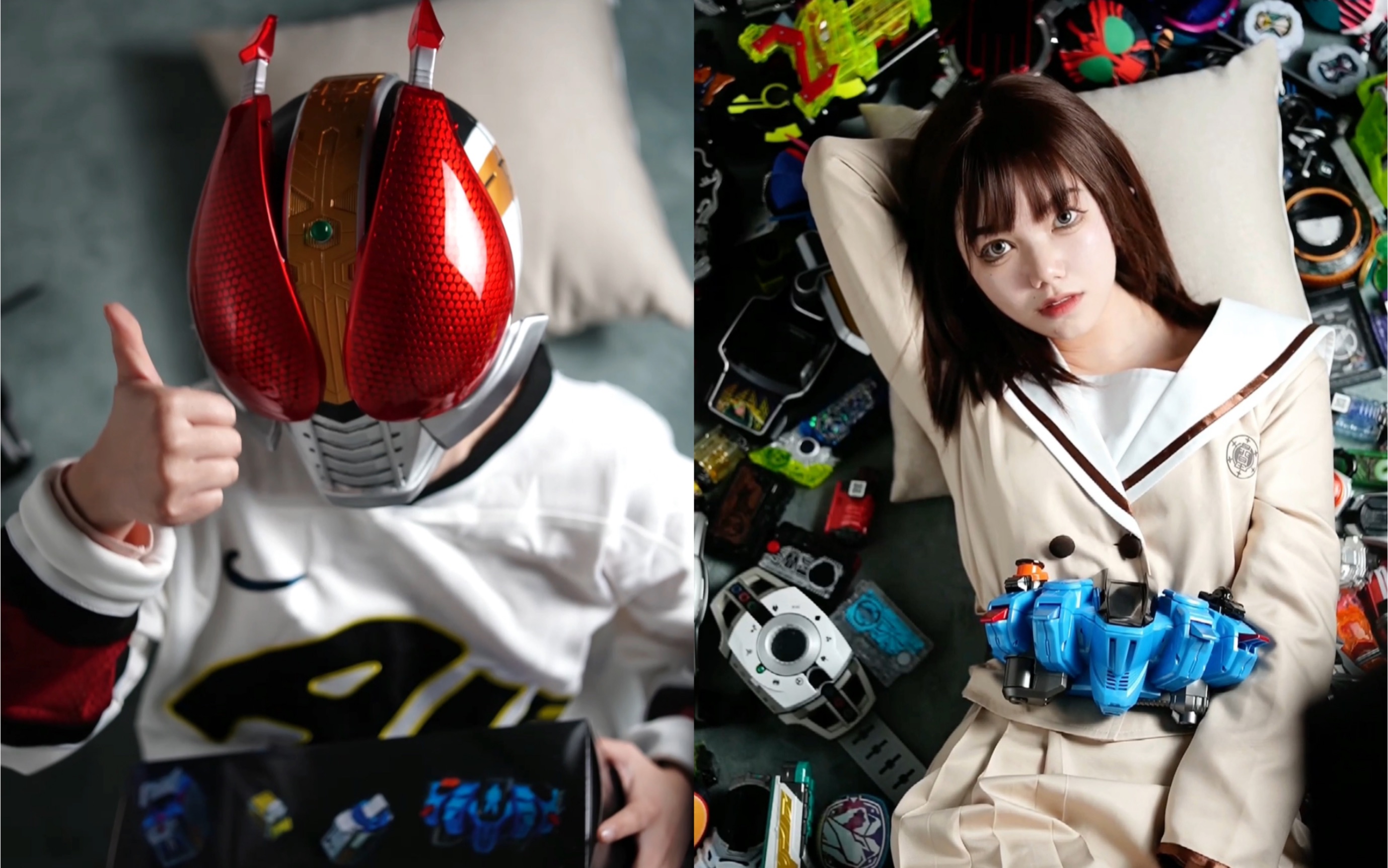 【假面骑士】等了半年的抚子腰带,浅拍一个视频