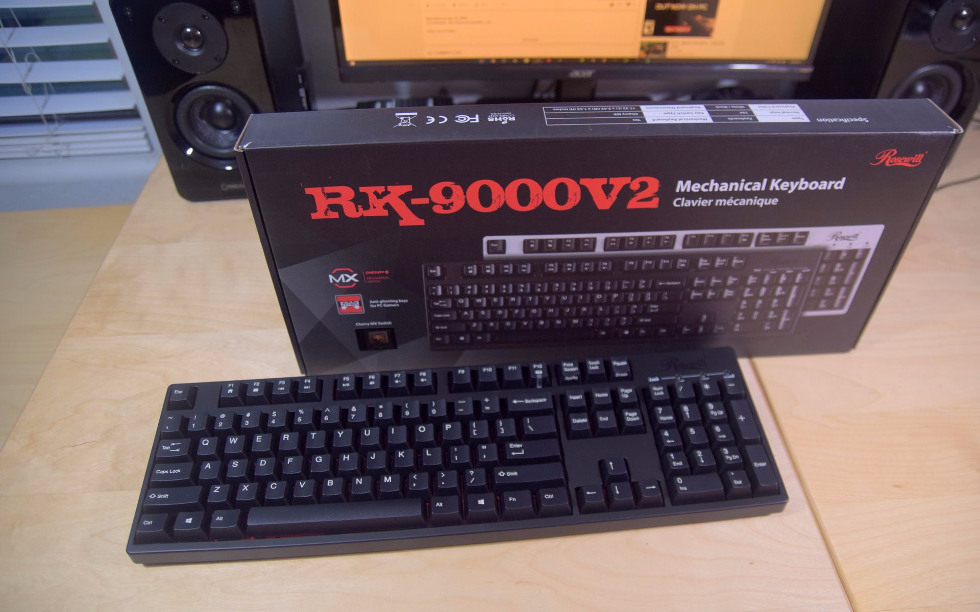 【键盘】失落的名器 Rosewill RK9000v2 RGB 开箱测评@绝影哔哩哔哩bilibili