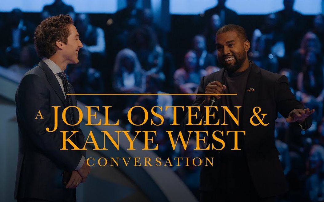 [图]【熟肉】Kanye与湖木教堂主牧师Joel Osteen访谈