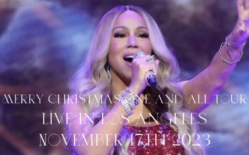 [图]【相对状态不错｜洛杉矶第一夜】Mariah Carey 2023.11.17 Merry Christmas One And All Tour·洛杉矶站 第一夜