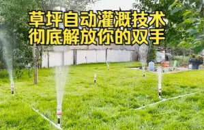 下载视频: 草坪自动灌溉技术，彻底解放你的双手