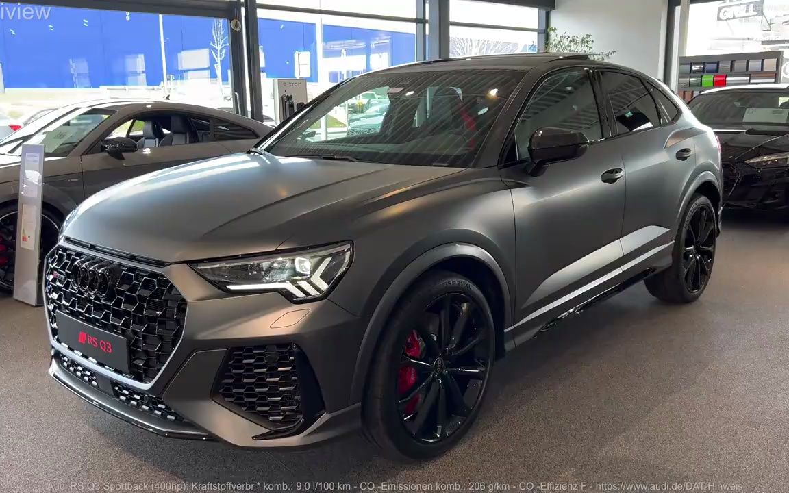 2023款奥迪rs q3黑武士版高清沉浸式体验!黑武士还是奥迪的帅!