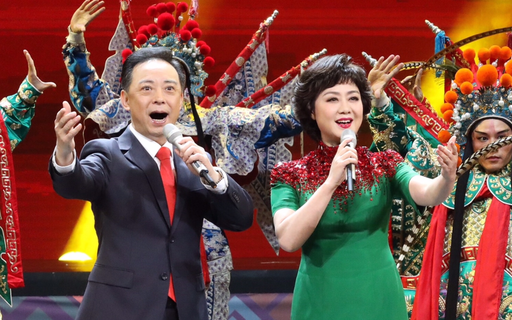 于魁智李胜素交响京剧英雄梦想第29届中国戏剧梅花奖颁奖晚会