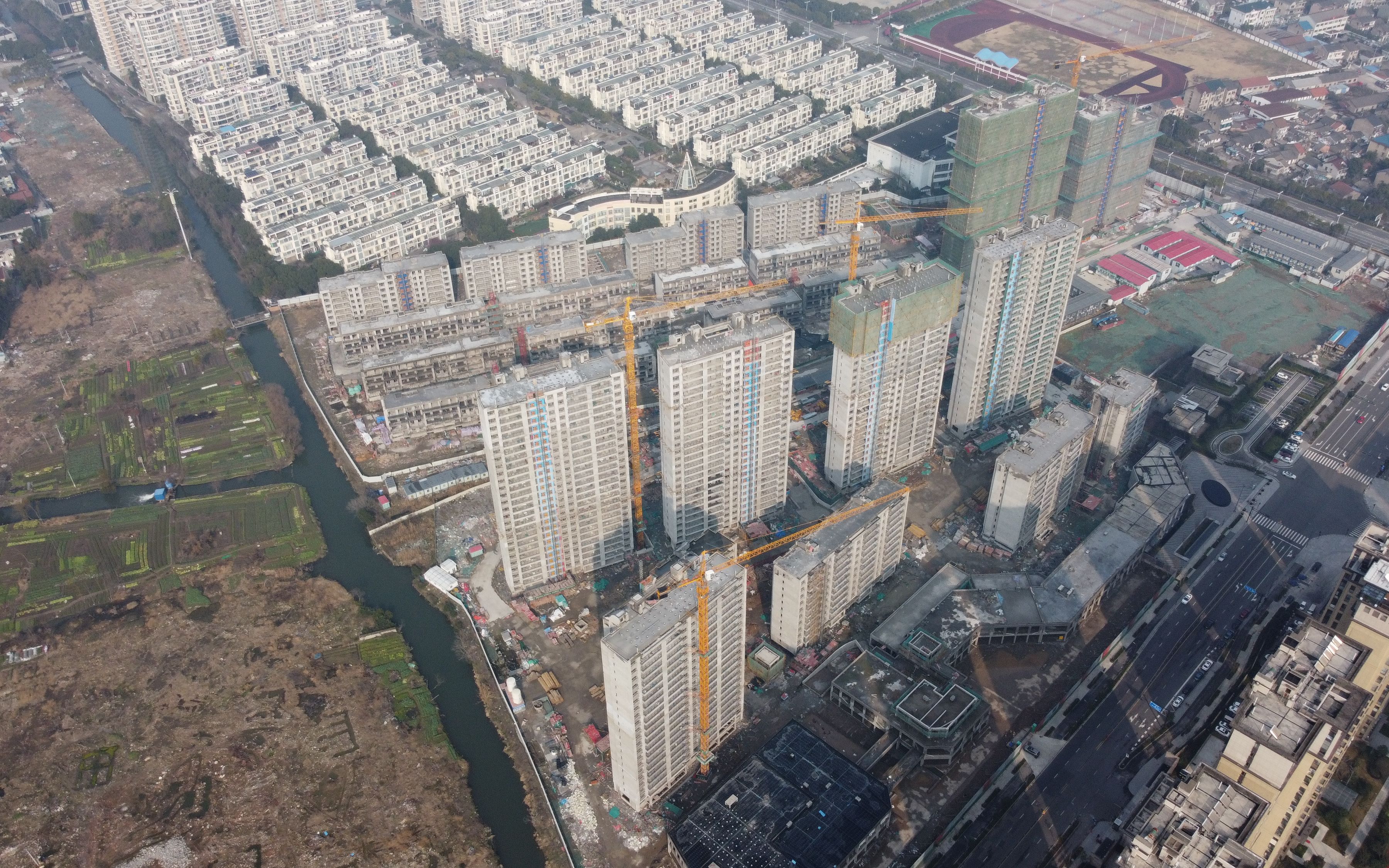 航拍vlog江樾潮启2022131