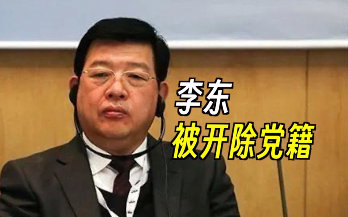 李东被开除党籍哔哩哔哩bilibili