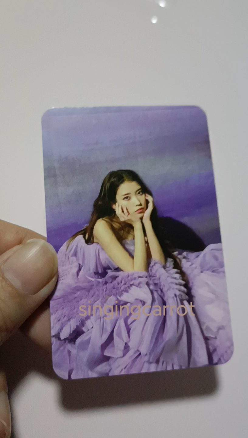 活动作品iu李知恩大五mk签售卡官方小卡对光视频参考