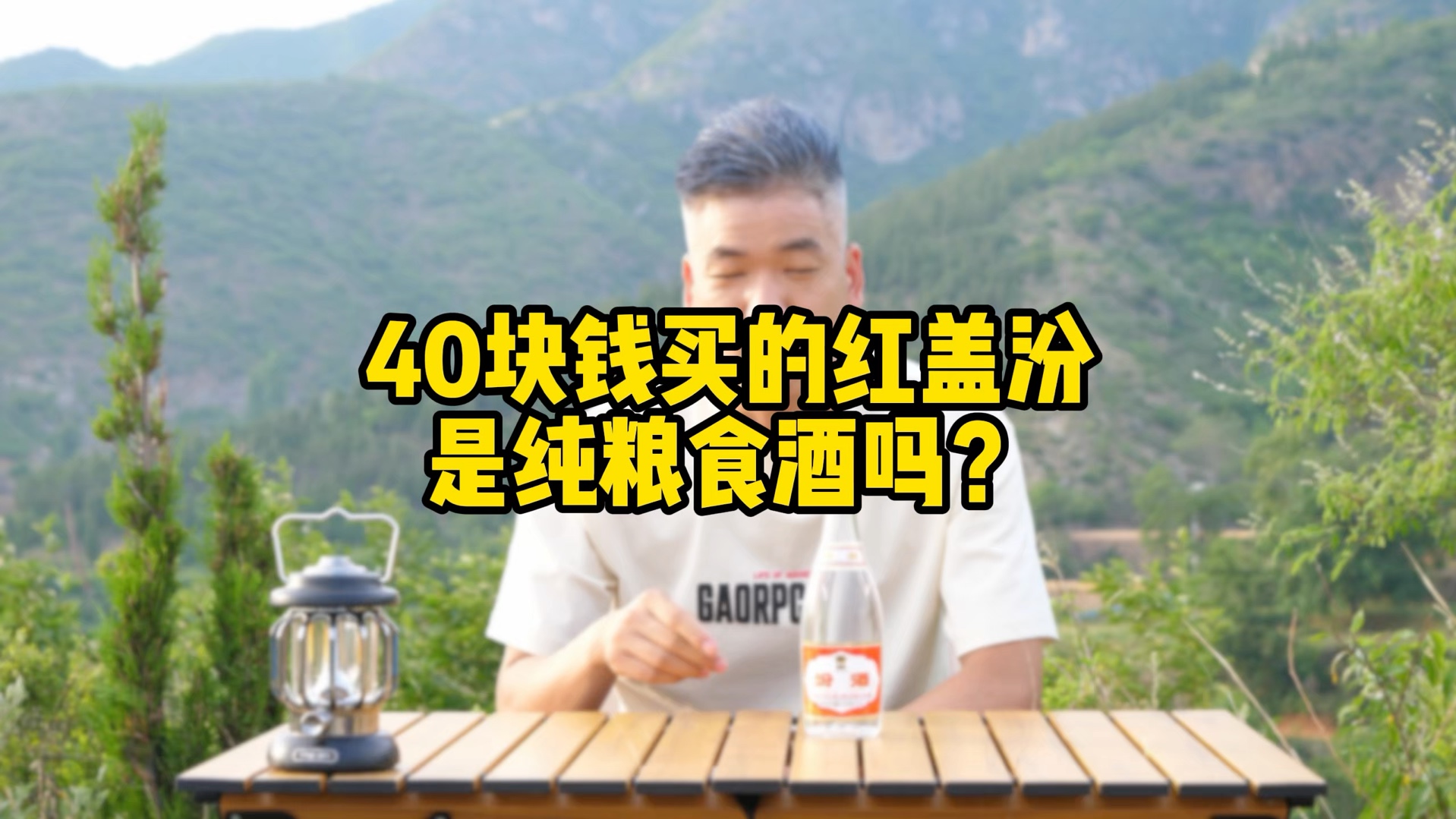 40块钱买的红盖汾是纯粮食酒吗?哔哩哔哩bilibili