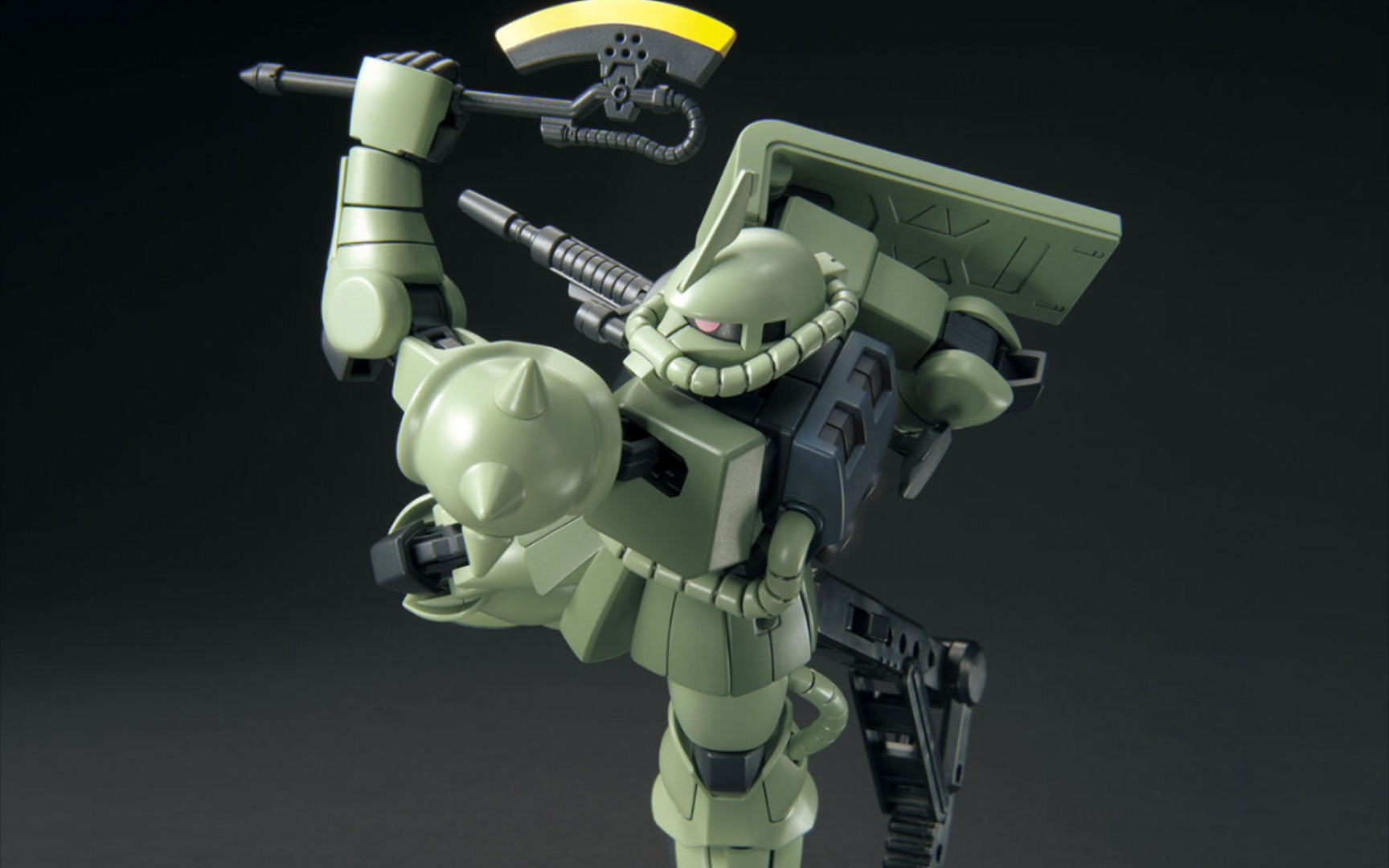 b站首发万代hg新生扎古(绿)开箱测评分享