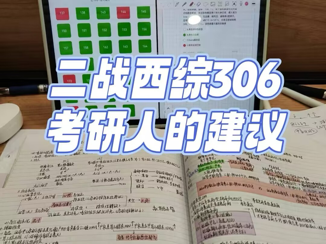 西医综合306,二战终于熬过来了,真的太不容易了哔哩哔哩bilibili