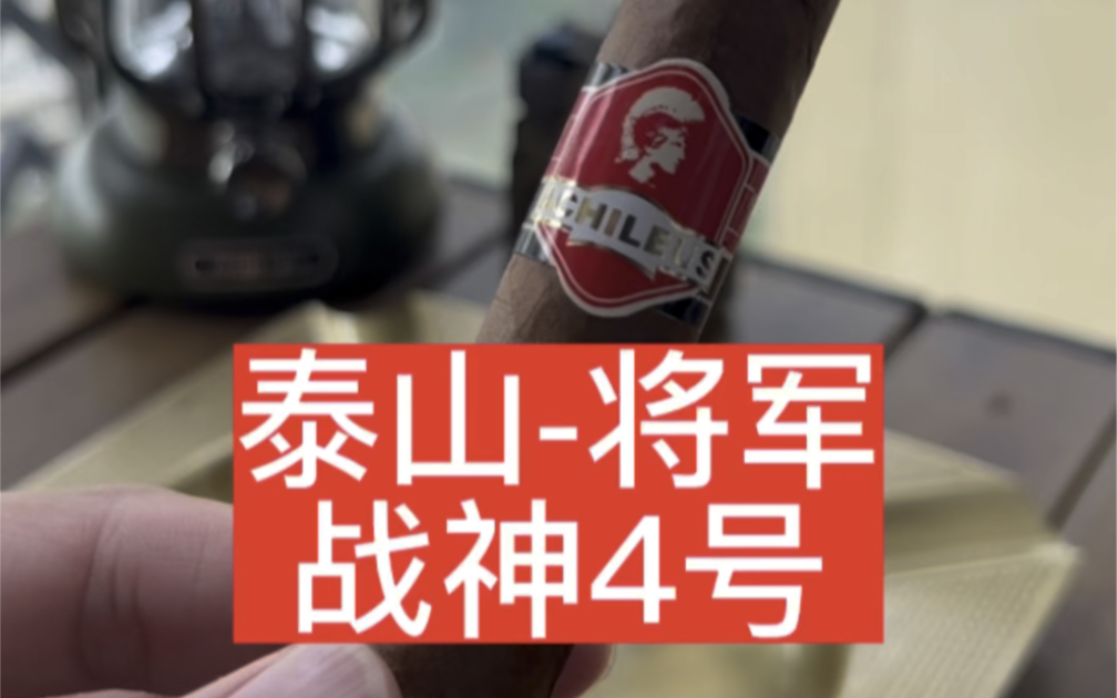 泰山ⷮŠ将军战神4号雪茄测评,吃养护的一款茄~哔哩哔哩bilibili