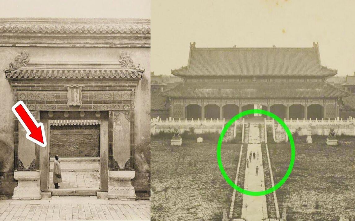 [图]慈禧1900年出逃后，日本人拍下故宫内景！百年前的故宫，意外震撼人心！