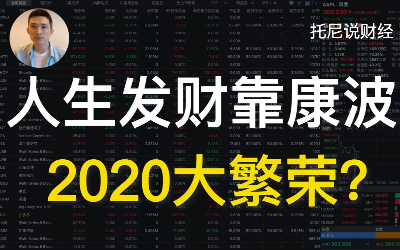 人生发财靠康波,2020大繁荣?哔哩哔哩bilibili