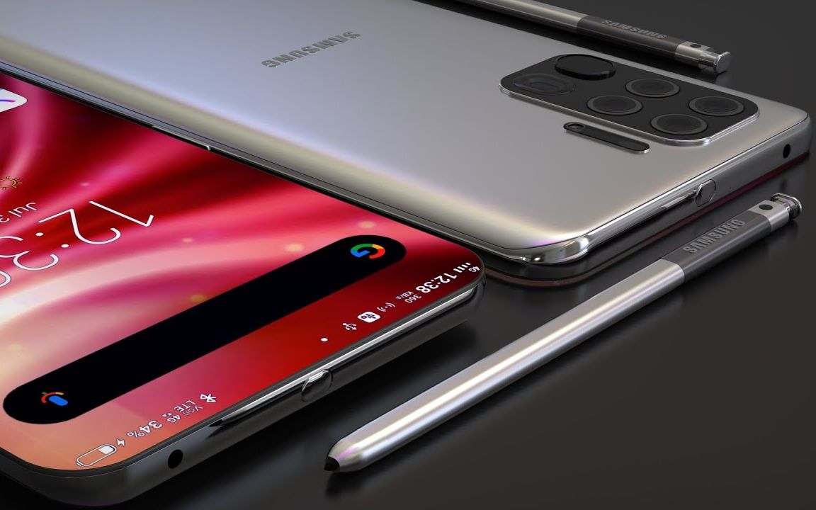 三星 galaxy m72 概念机:这「手写笔   前置相机」设计绝了