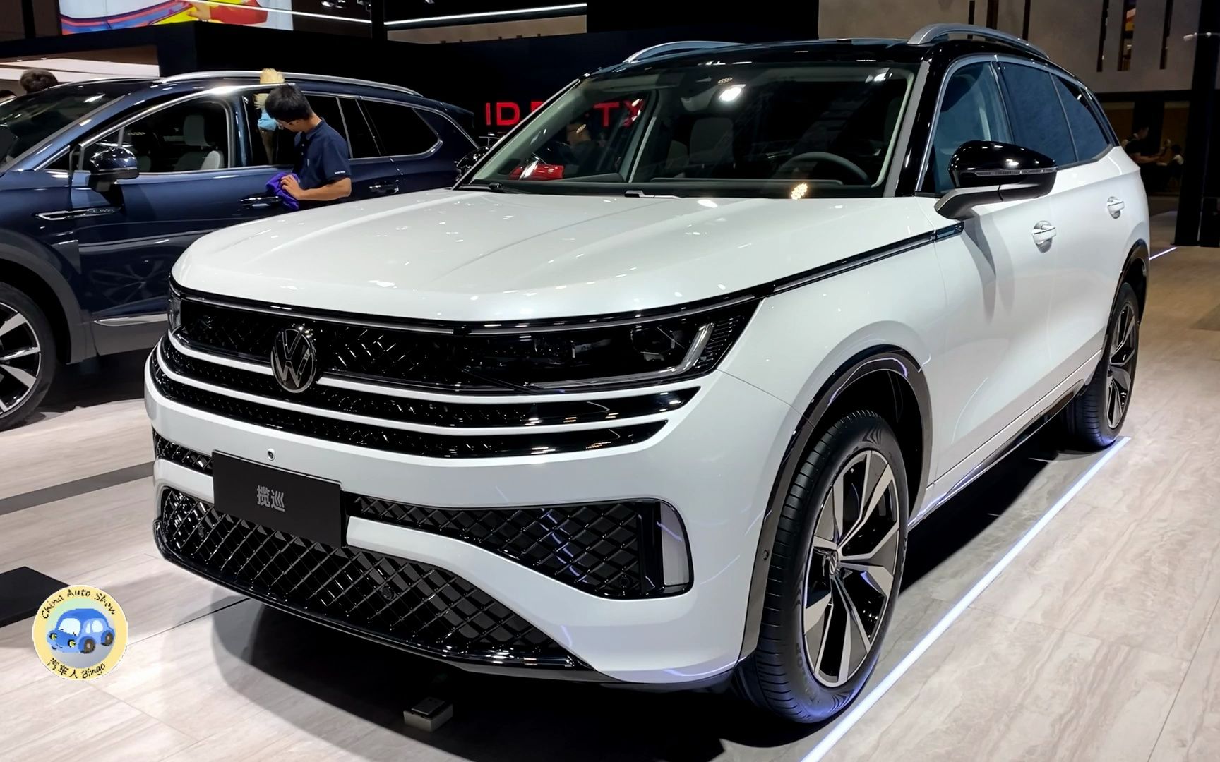 2023款大众揽巡车展实拍,外观与内饰静态体验