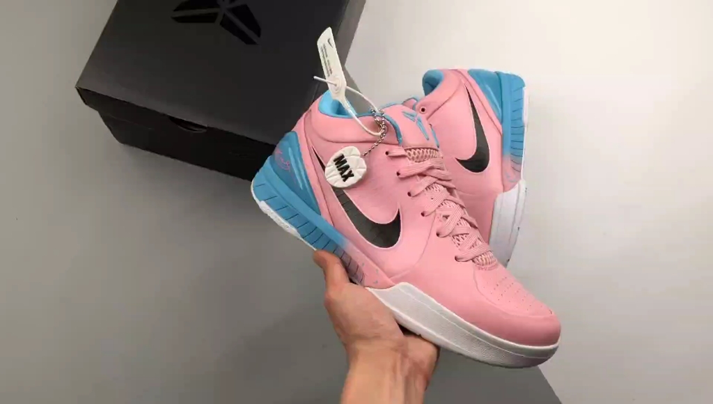 灭世纯原 全码出货nike zoom kobe 4 科比4代最终章 渐变粉