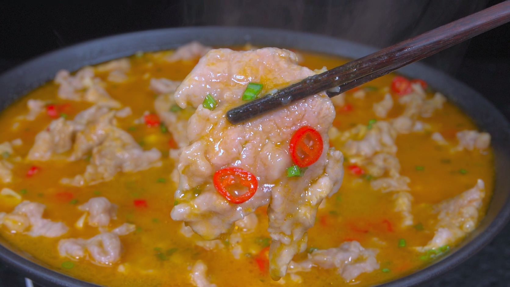 酸汤肉片这样做,好吃又下饭