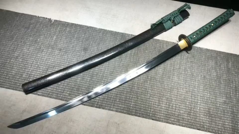 高锰钢全钢淬火研磨铁装日本武士刀打刀