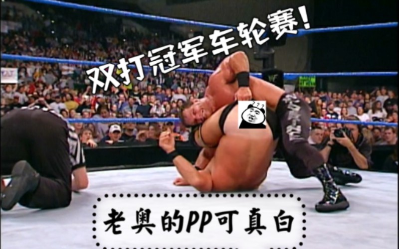 SD.20010607: Y2J&班瓦 vs APA、莱诺&大秀哥、冷石&老麦  WWF双打冠军车轮赛哔哩哔哩bilibili