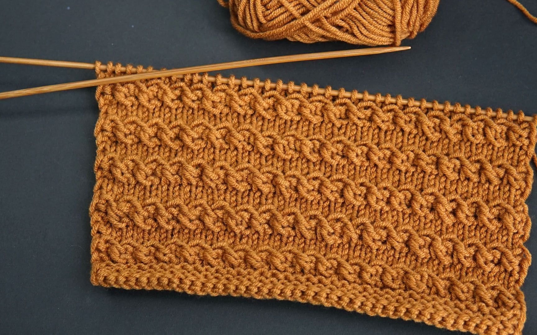 超级简单的两针纺织花样图案解说编织【棒针编织171期】
