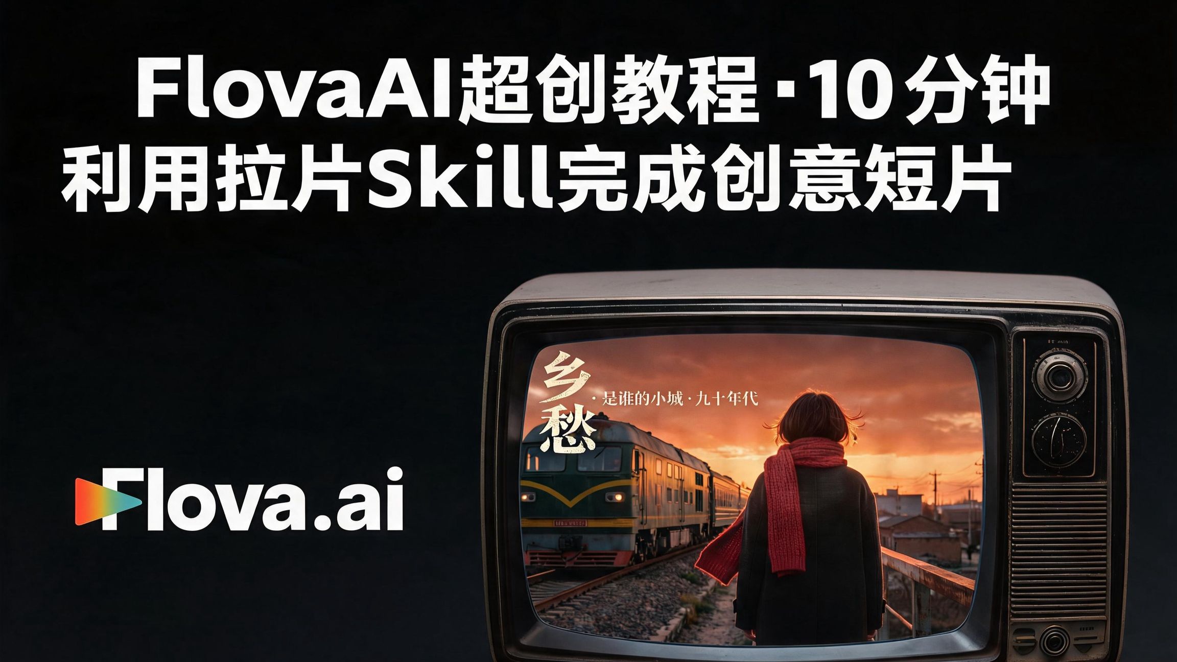 FlovaAI超创教程·10分钟利用拉片Skill完成创意短片
