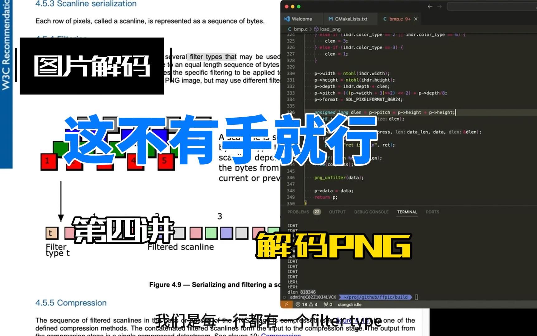 【图片解码,有手就行】CH4: PNG格式解码哔哩哔哩bilibili