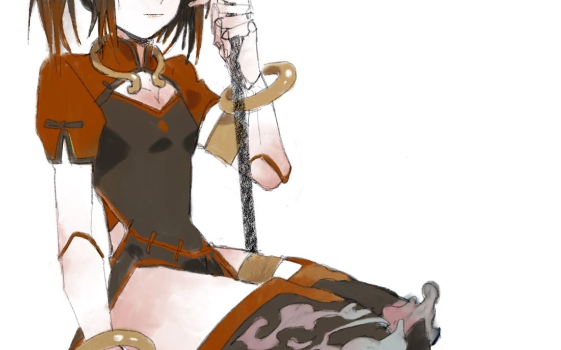 procreate这个苍月就是逊啦fgo哪吒