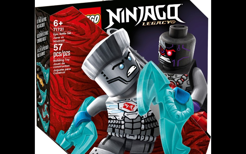 乐高幻影忍者71731战斗组合赞大战机器人速组评测