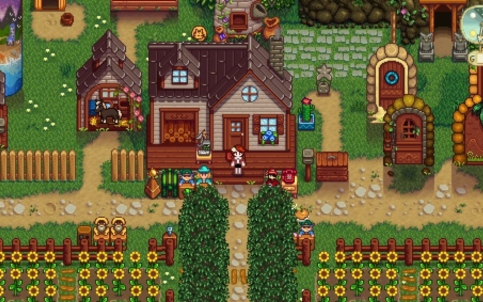 【星露谷/欧罗拉】星露谷沉浸式农场夏日香草风存档展示,布局分享