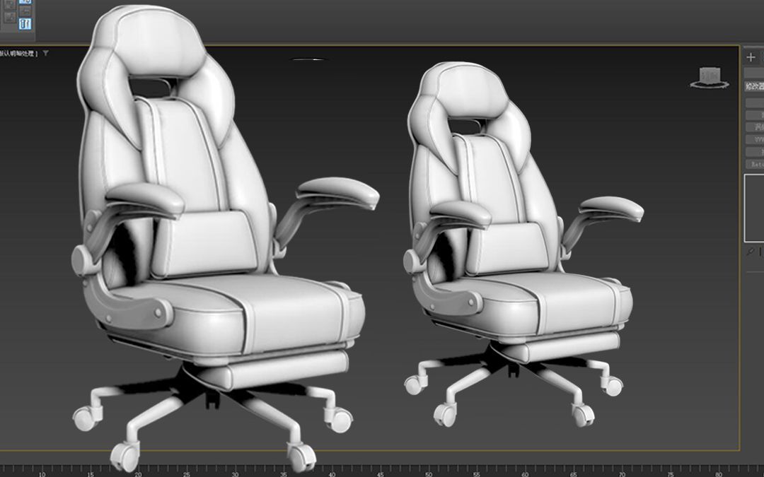 【3dmax建模】简单电竞椅子建模 ,3dmax新手入门案例