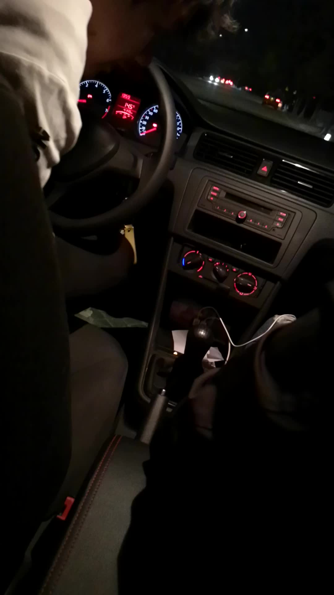 增城科目三3号线夜间练车