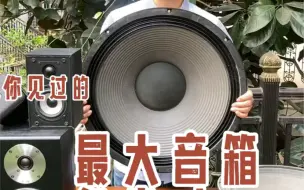 Télécharger la video: 嘚瑟一下，你见过最大的音箱是多少寸？