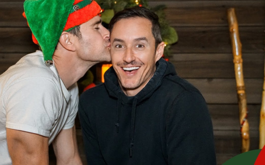 [matt and blue] sweet surprise for my man at the end of a hard