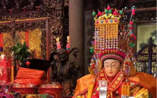 广东潮汕珠珍娘娘前来湄洲祖庙进香妈祖保佑