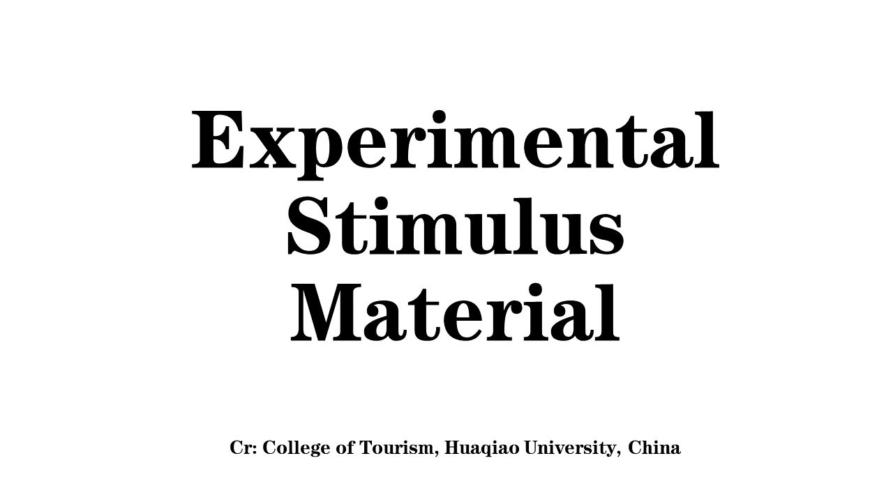 【课程论文】Study 2 Experimental Stimulus Material (Real)哔哩哔哩bilibili