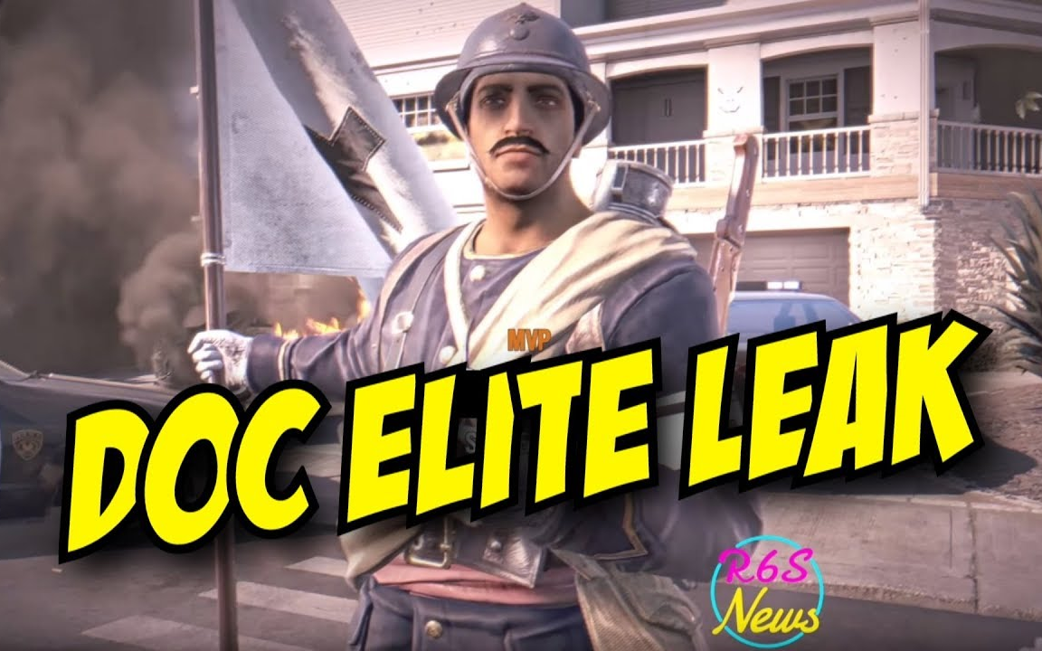 彩虹六号doc医生精英皮肤曝光壕沟战军医