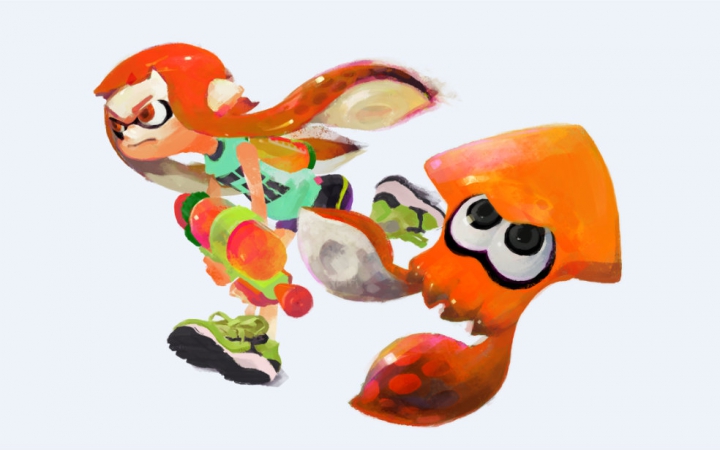 【任饭】splatoon喷射战士直面会直播解说视频 wiiu 乌贼突突突