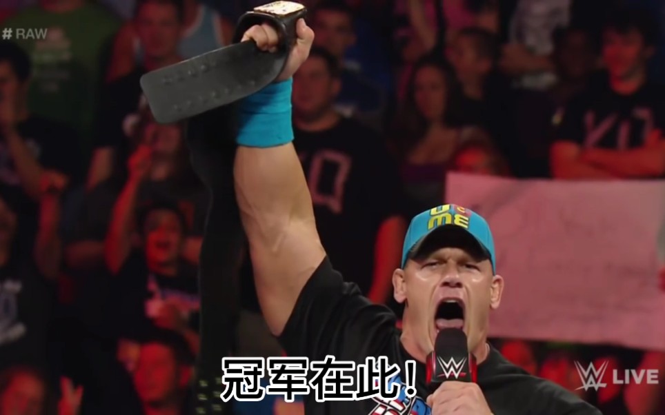 [图][自配字幕]Kevin Owens interrupts John Cena:Raw,June 22,2015赵喜娜回怼欧胖:我要金腰带,我是冠军,我音乐播放器