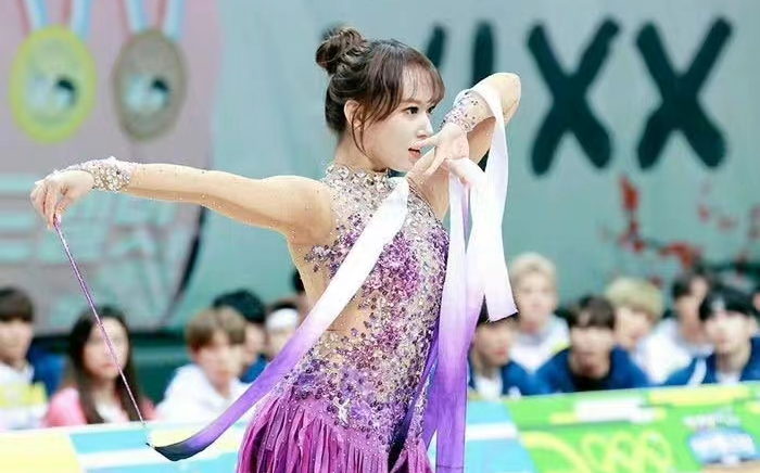 程潇20162018偶像运动会艺术体操舞台神级舞台