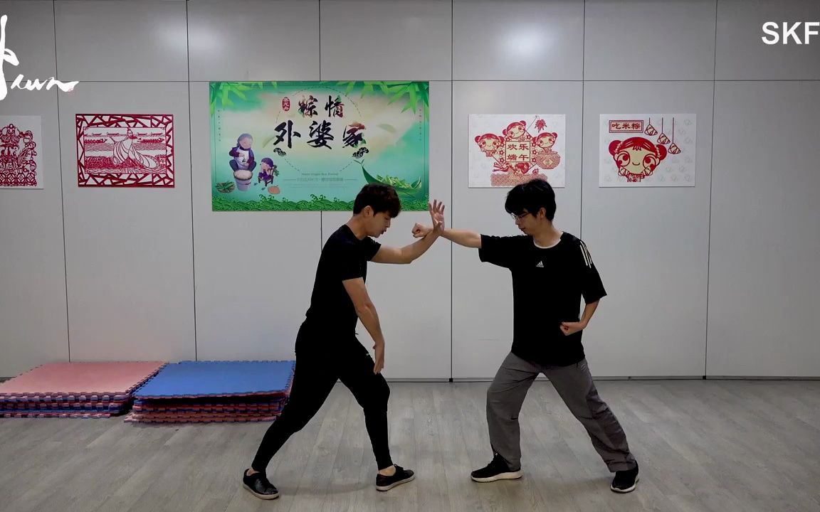 經典八步螳螂拳反背掌