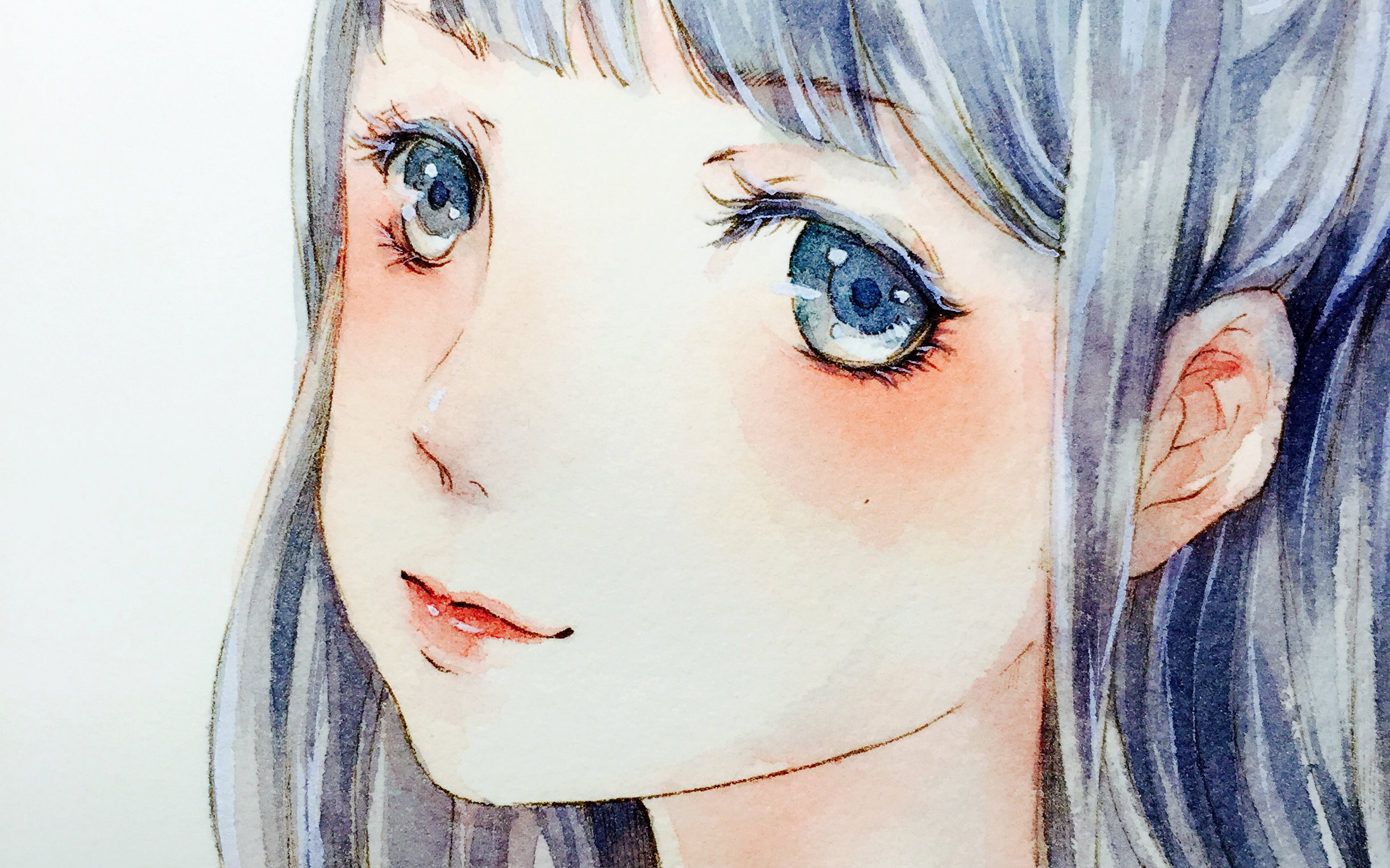 大姑【手绘水彩】上色直播录屏--蜜汁色差,错过直播的小伙伴可以来回