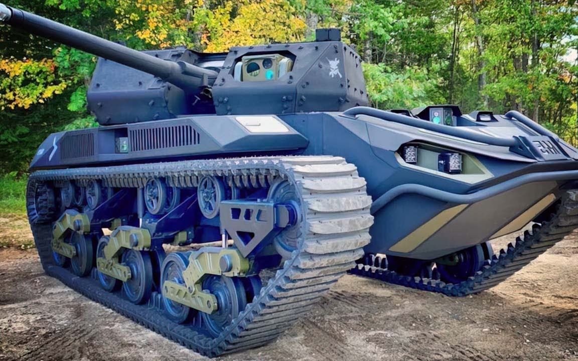 神奇造物戳本视频介绍查看更多信息美军ripsawm5超级无人坦克机翻将就